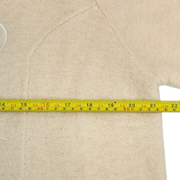 Vintage Pendleton Cardigan Womens Large Cream Wool Blend Embroidered - Picture 13 of 14